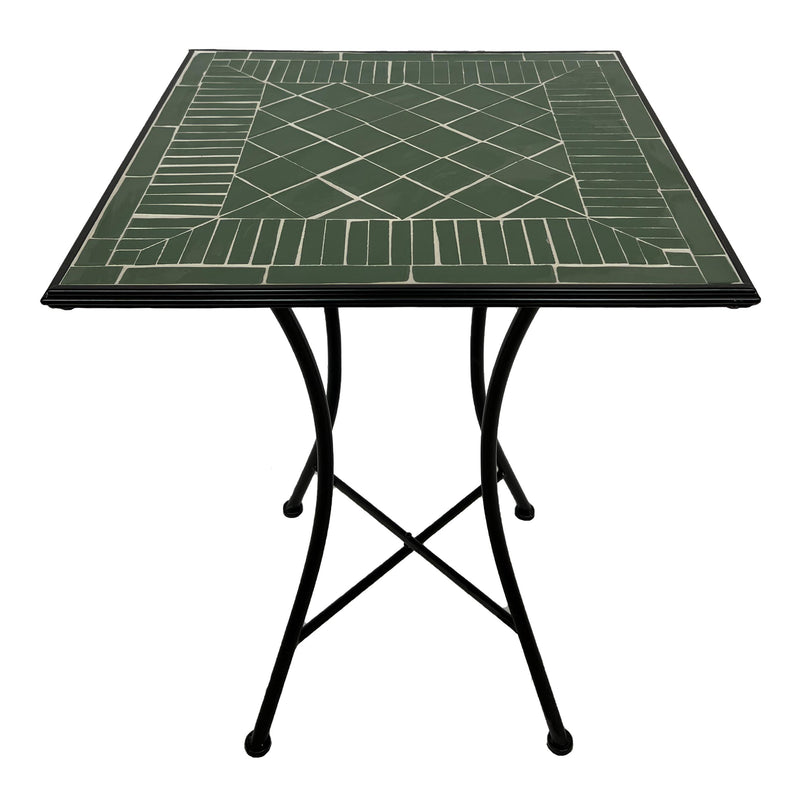 AXI Camilla Bistrosæt Mosaik - Mørkegrøn