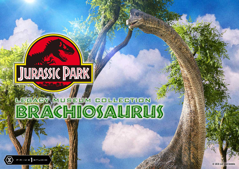Prime 1 Studio Legacy Museum Collection Jurassic Park (Film) Brachiosaurus 1/15-skala Bonus Version