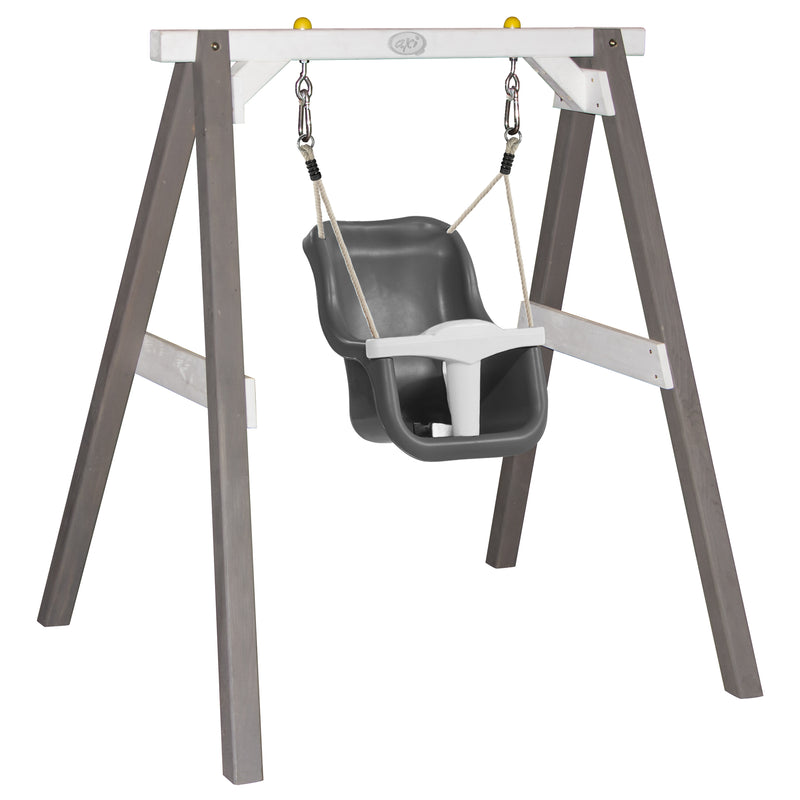 AXI Babygynge Grå/Hvid med Sæde Grå/Hvid