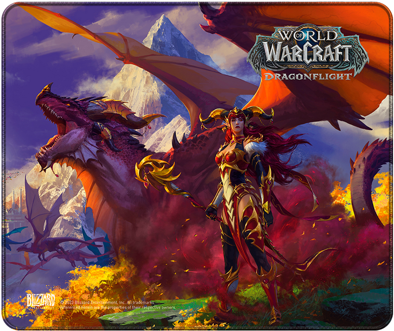 World Of Warcraft Dragonflight - Alexstrasza & Dragon musemåtte, L