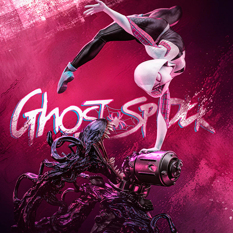 Iron Studios Spider-Man Vs Villains - Ghost-Spider Art Scale 1/10