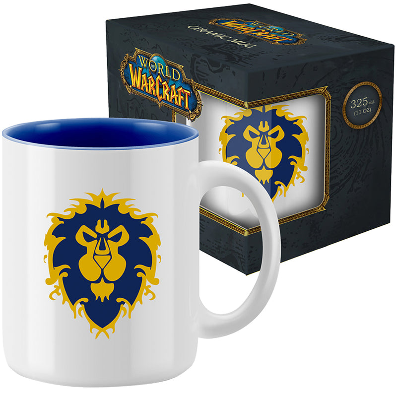 Krus World of Warcraft: Alliance (hvid), 11 OZ (325 ml) med gaveæske