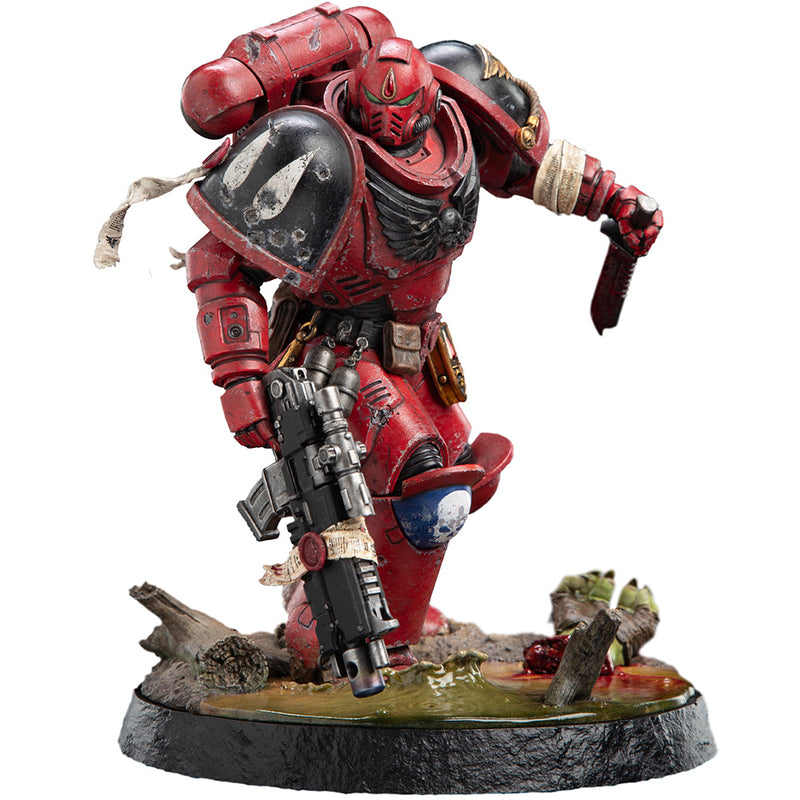 Weta Workshop Warhammer (40k): Blood Angels Intercessor Sergeant statue - 1:10-skala