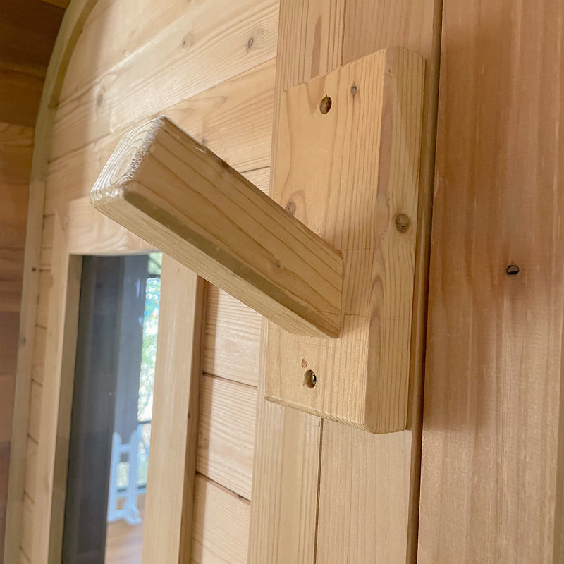AXI Kubus Udendørs Sauna Thermowood 2-4 Personer - ekskl. Saunaovn