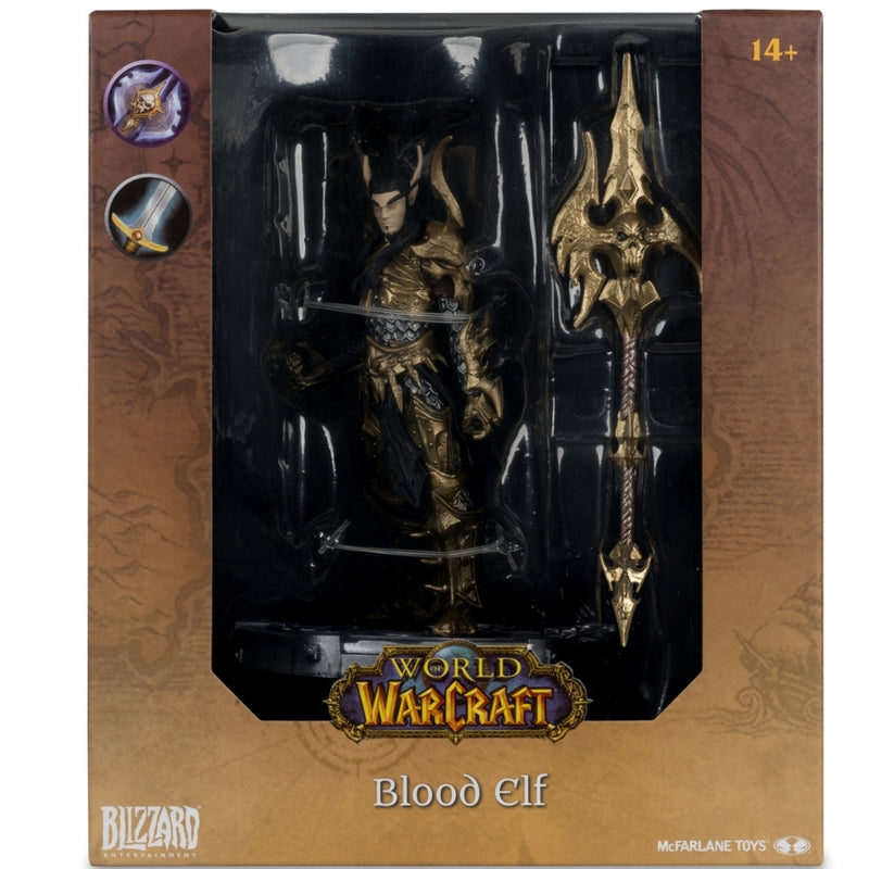 World of Warcraft Blood Elf 1:12-skala Limited Edition poseret figur McFarlane Toys