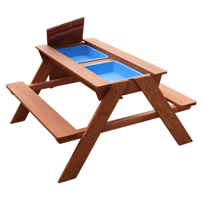 Sunny Dave Sand- og Vand Picnicbord - Brun