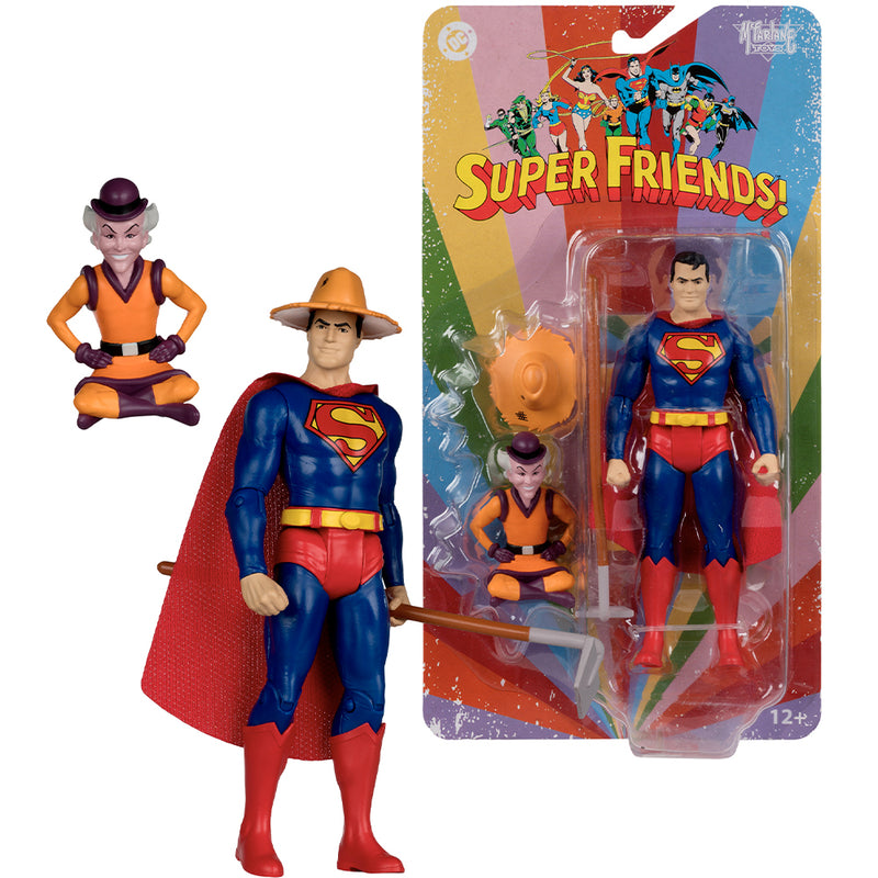 DC Retro Superman and Mr. Mxyzptlk (Super Friends) 6 tommer actionfigur McFarlane Toys