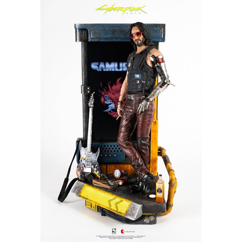 PureArts Cyberpunk 2077 - Johnny Silverhand eksklusiv statue skala 1/4