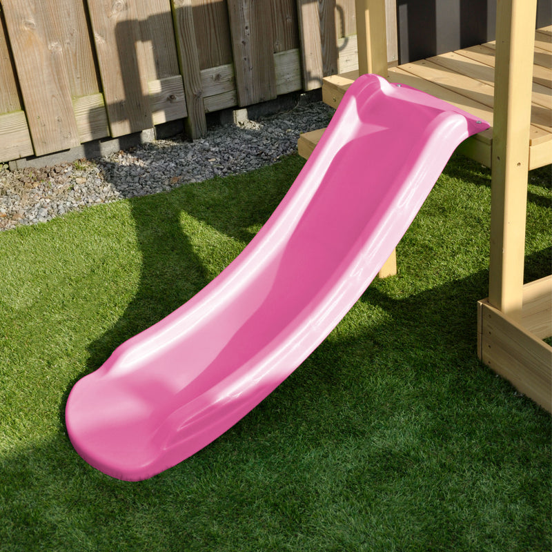AXI Leah Mini Legetårn med Sandkasse, Picnicbord og Tavle – Lilla Rutsjebane
