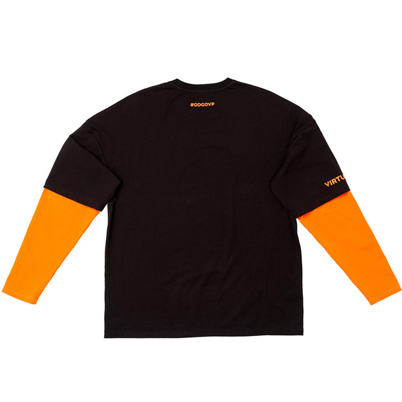 Virtus.pro basic collection langærmet trøje, orange