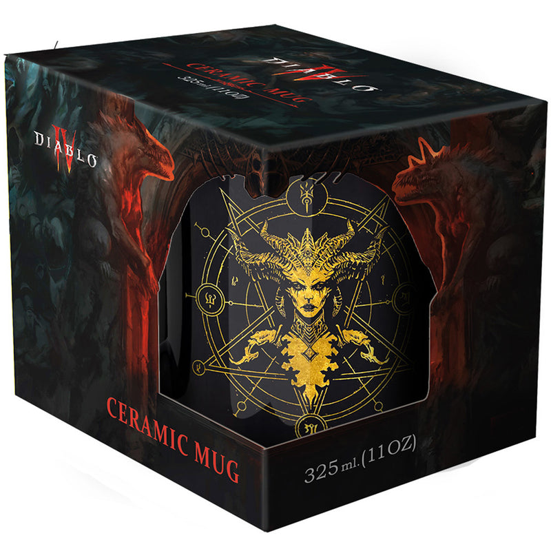 Krus Diablo IV: Lilith Gold Edition - 11 OZ (325 ml) med gaveæske