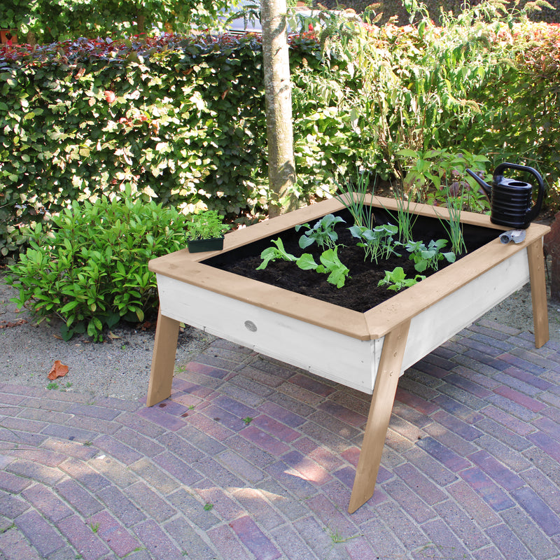 AXI Linda Sand- & Dyrkningsbord - Brun/Hvid