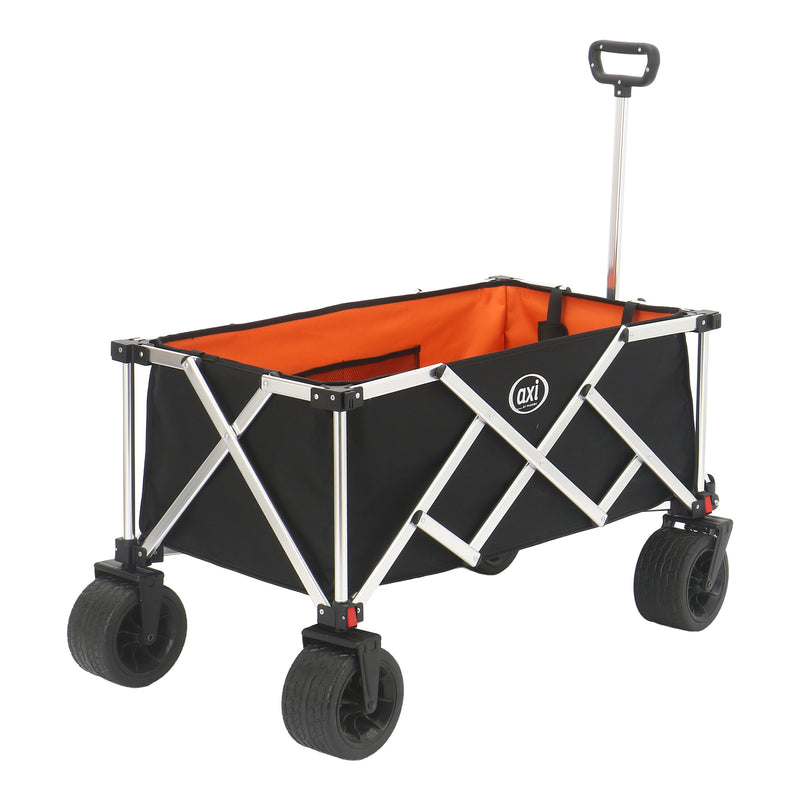 AXI SB151 sammenklappelig Strandvogn Aluminium - Sort/orange