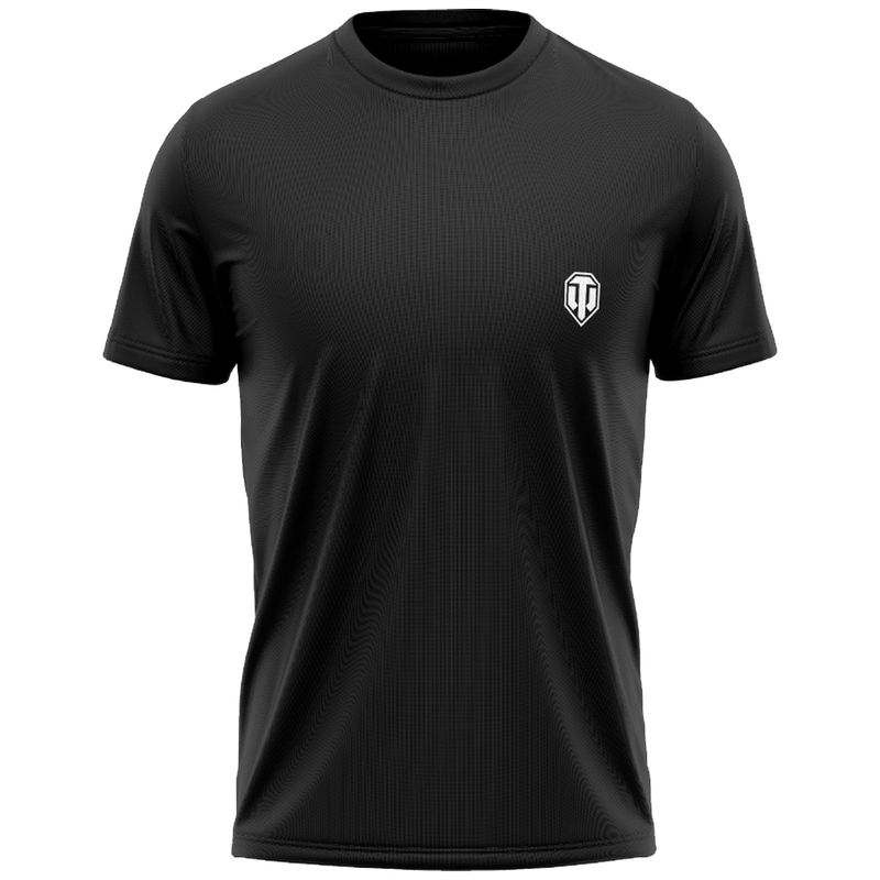 World of Tanks T-shirt med broderi sort