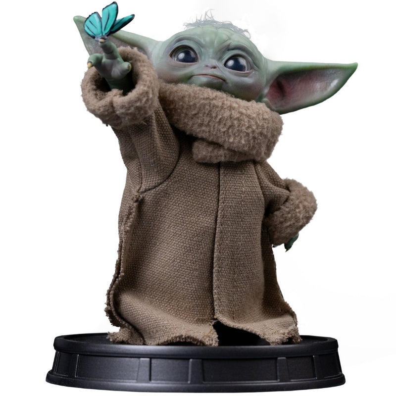 Iron Studios Star Wars - Grogu Butterfly Wonder - Mandalorian And Grogu Movie - Grogu Collection Legacy Replica 1/4