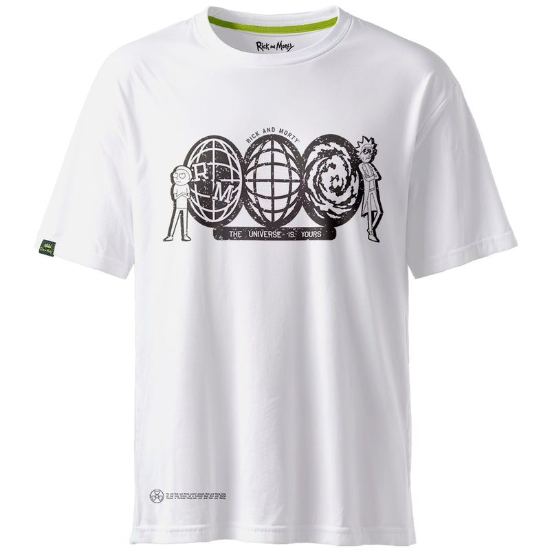Rick and Morty The Universe is Yours T-shirt hvid