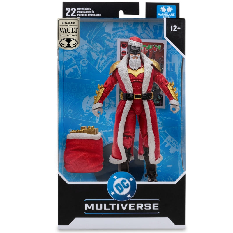DC Multiverse Batman Red Santa Suit 7 tommer actionfigur McFarlane Vault