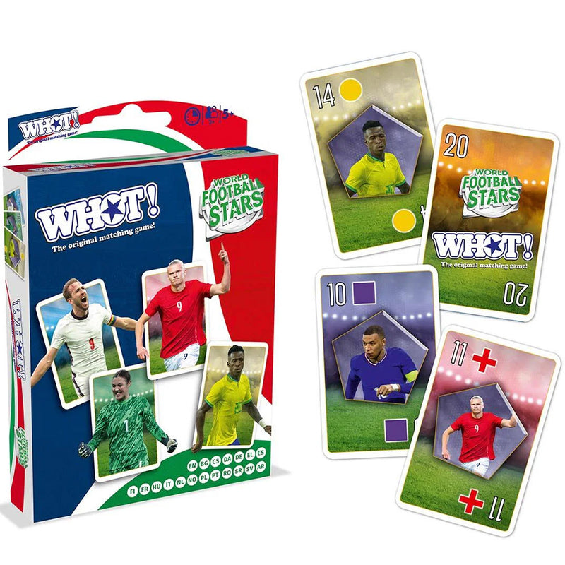 World Football Stars WHOT! kortspil (flersproget)