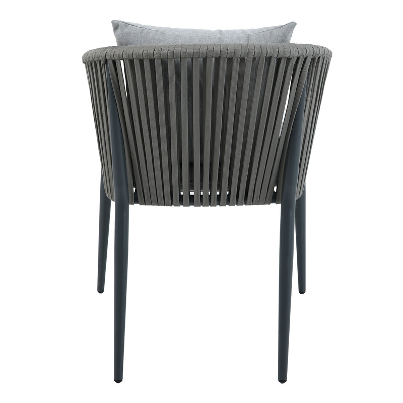 AXI Marzi/Faye 180-240 cm Havesæt 7-delt Teak/antracit - udtrækkeligt