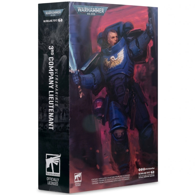 Warhammer 40,000 Total War 3rd Company Lieutenant (Ultramarines) 7 tommer actionfigur McFarlane Toys