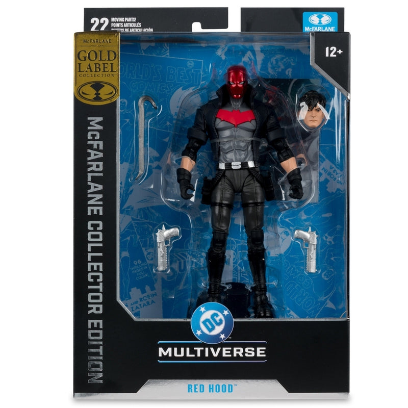 DC Multiverse Red Hood (Under the Red Hood) 7 tommer deluxe actionfigur Gold Label McFarlane Collector Edition #65