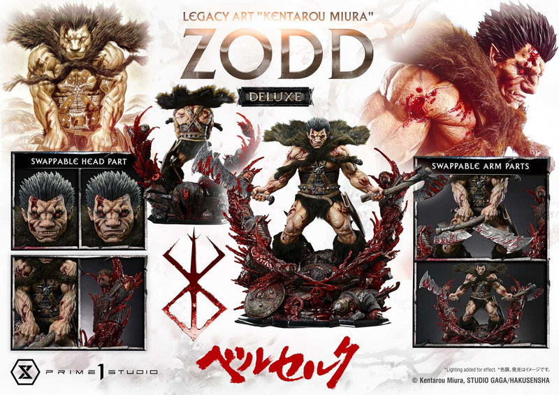 Prime 1 Studio Legacy Art Kentarou Miura Berserk Zodd DX Bonus Version
