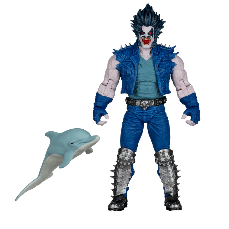 DC Multiverse Lobo (DC Classic) 7 tommer actionfigur McFarlane Collector Edition #58 (LOBO VOLUME 1)(CHASE)