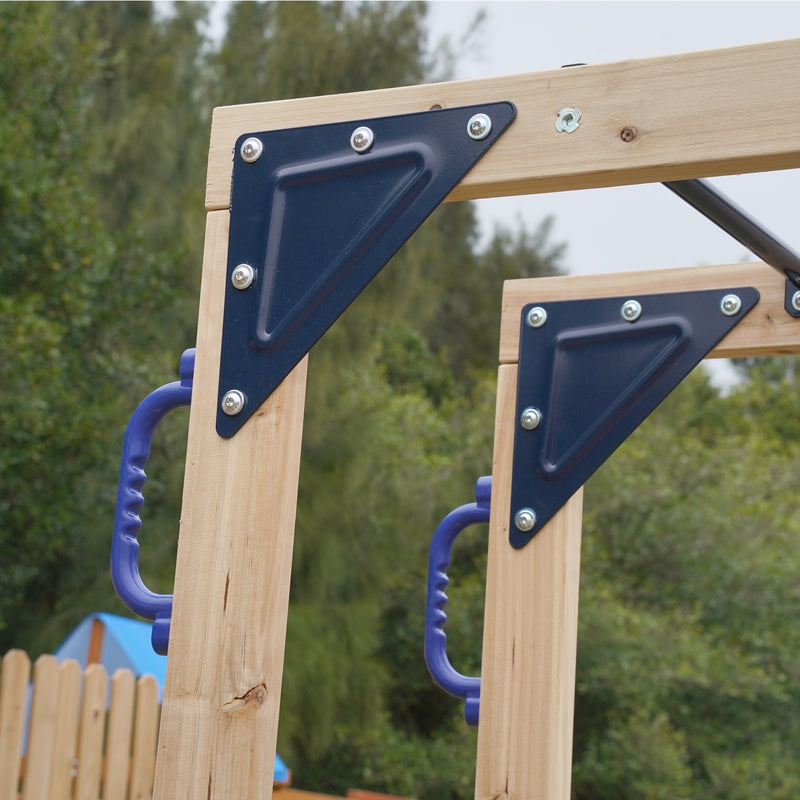 AXI Dex Klatrestativ med Sandkasse, Monkey Bars og Picnicbord
