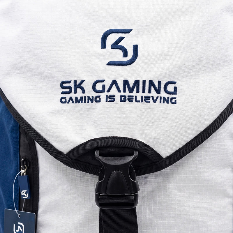 SK Gaming - gamer-rygsæk hvid/blå, 20l