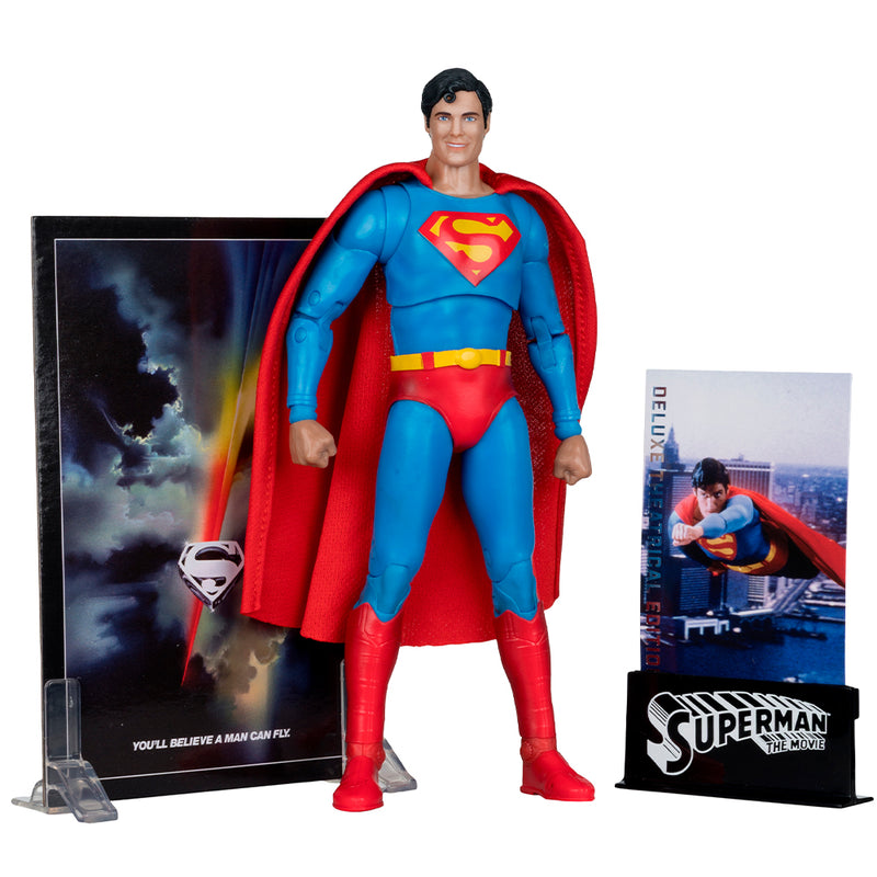 DC Multiverse Superman (Superman: The Movie 1978) 7 tommer actionfigur (Deluxe Theatrical Edition) McFarlane Toys