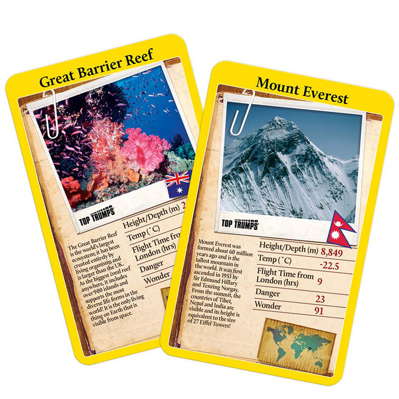 Winning Moves Wonders of the World - Top Trumps brætspil