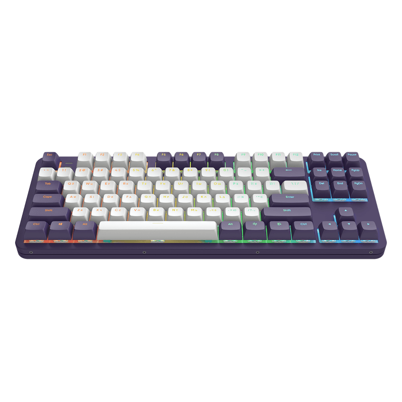 Dark Project ALU87 Violet - mekanisk gamingtastatur (ANSI UA)