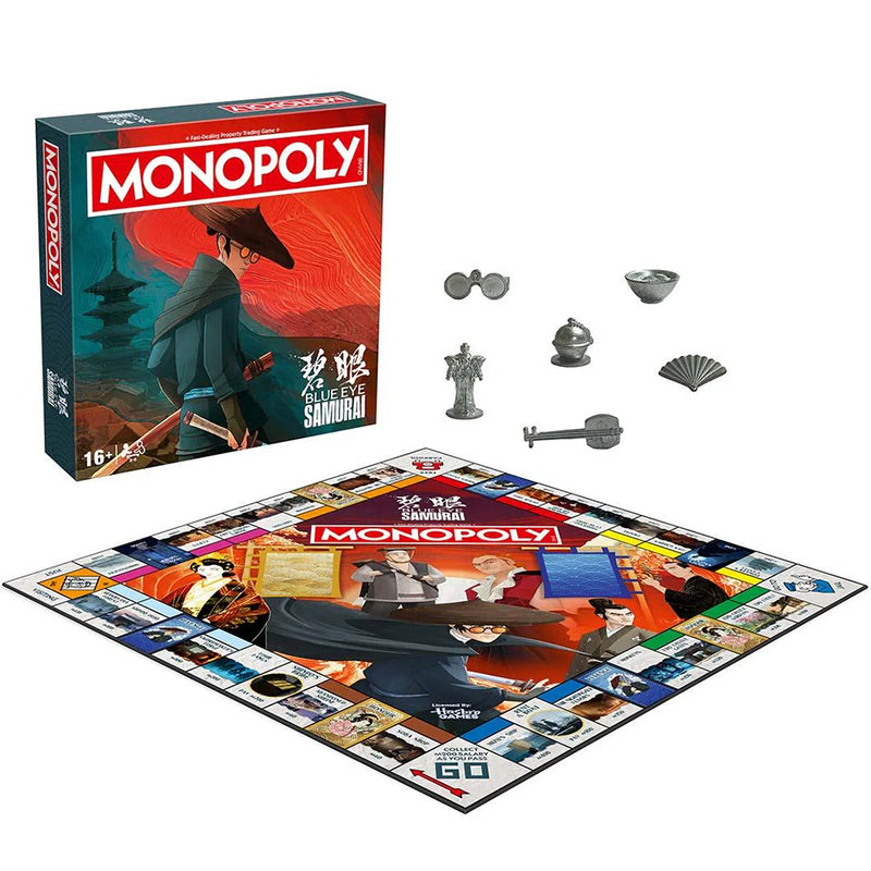 Winning Moves - Monopoly Blue Eye Samurai (engelsk)
