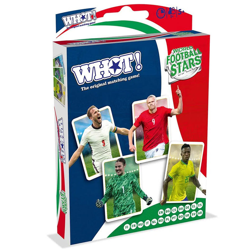 World Football Stars WHOT! kortspil (flersproget)