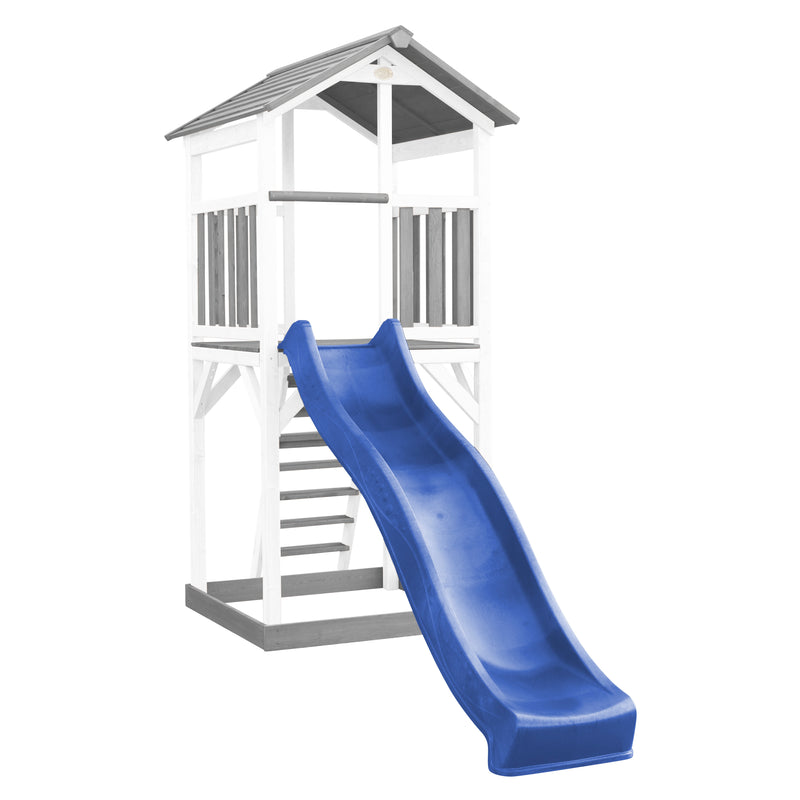 AXI Beach Tower Legetårn Grå/Hvid - Blå Rutsjebane