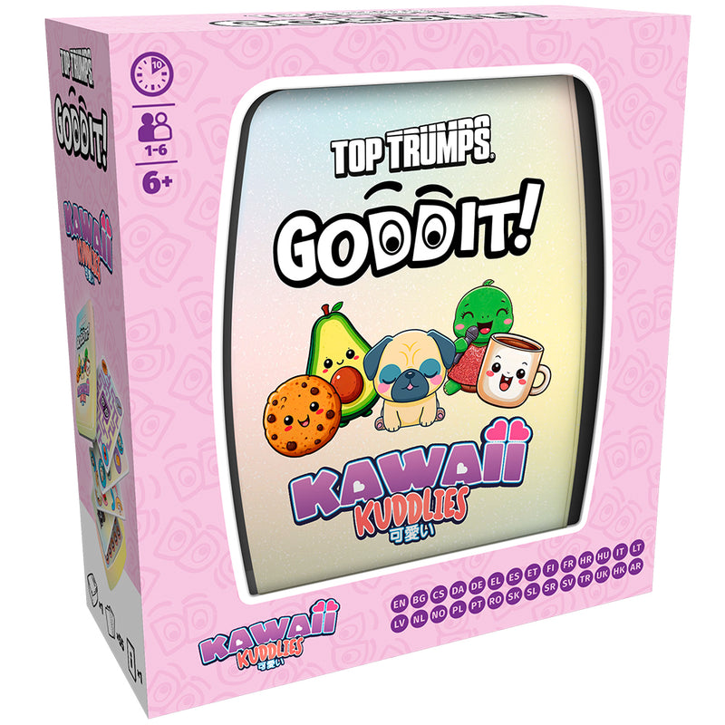 Winning Moves - Top Trumps Kawaii Goddit! kortspil (flersproget)