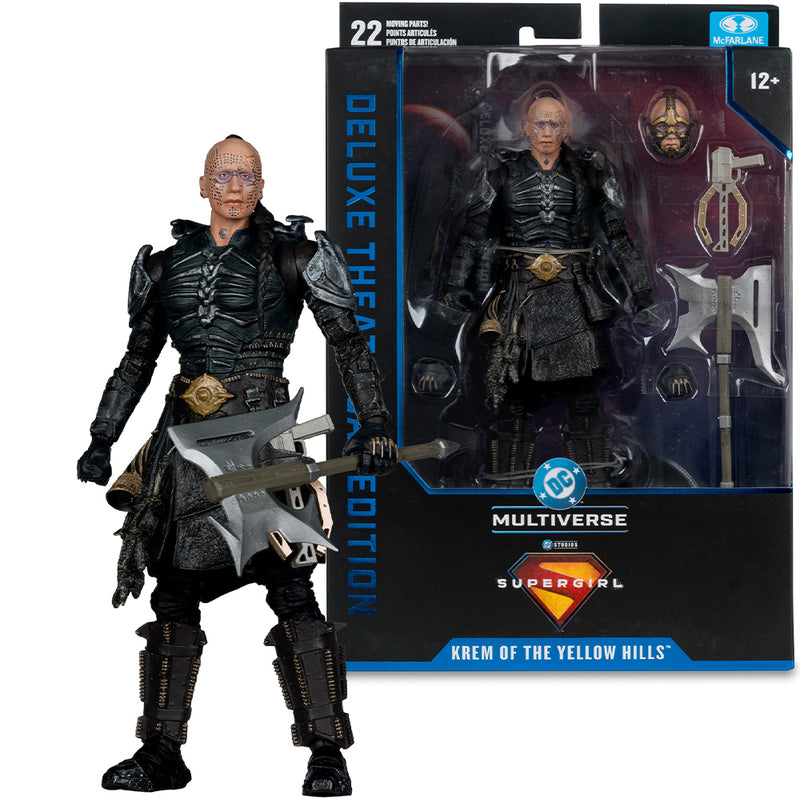 DC Multiverse Krem of the Yellow Hills (Supergirl Movie) 7 tommer actionfigur (Deluxe Theatrical Edition) McFarlane Toys
