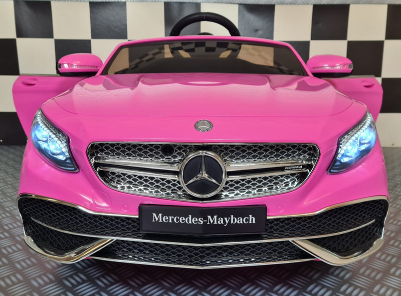 Mercedes-Maybach S650 12V elbil til børn – pink