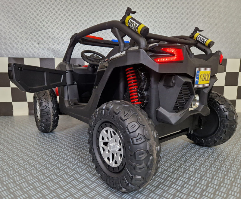 Politibuggy 24V elbil til børn – 2 personer