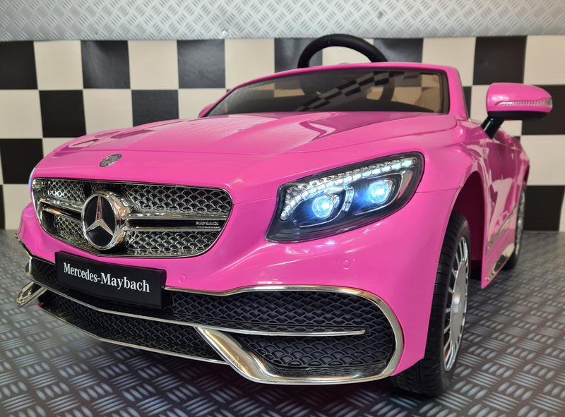 Mercedes-Maybach S650 12V elbil til børn – pink
