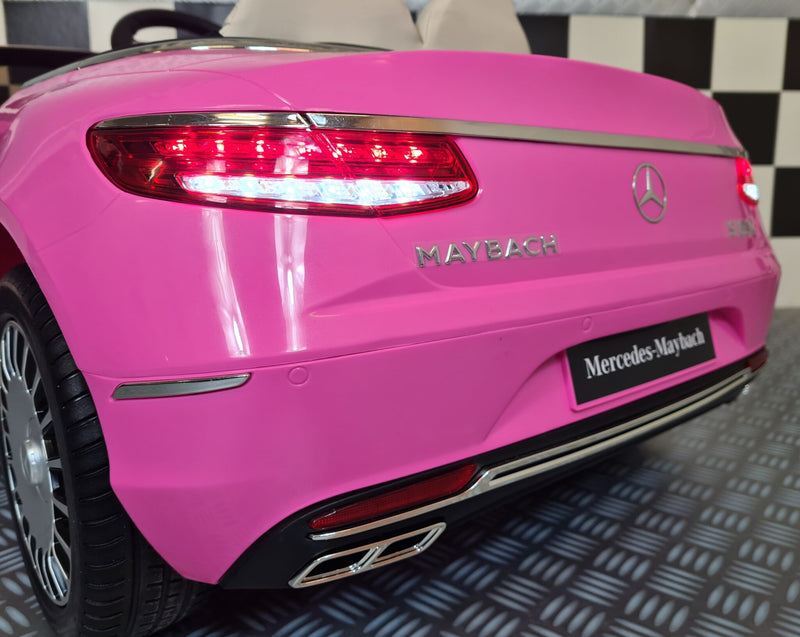 Mercedes-Maybach S650 12V elbil til børn – pink