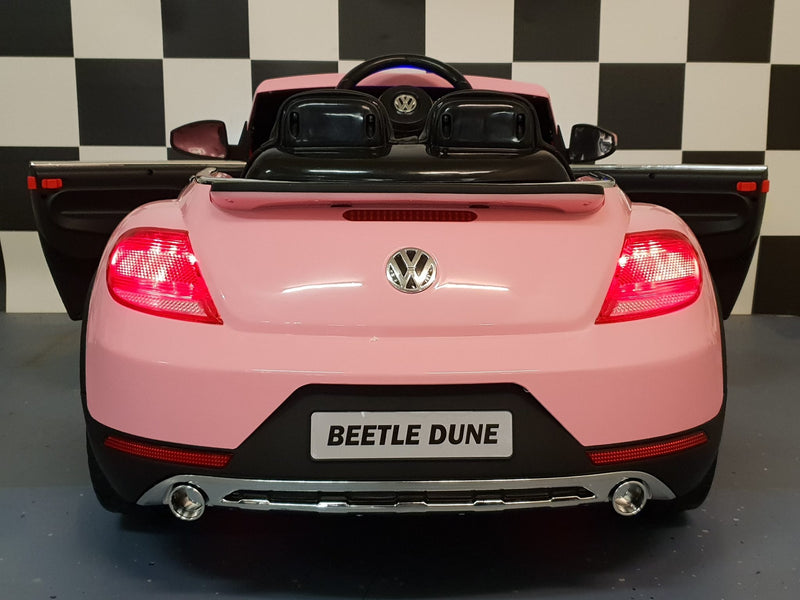 Volkswagen Beetle 12V elbil til børn – pink