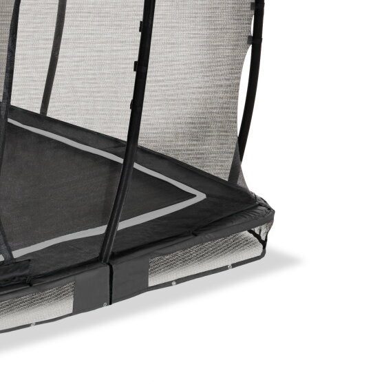 EXIT Allure Classic nedgravet trampolin 214x366cm - sort