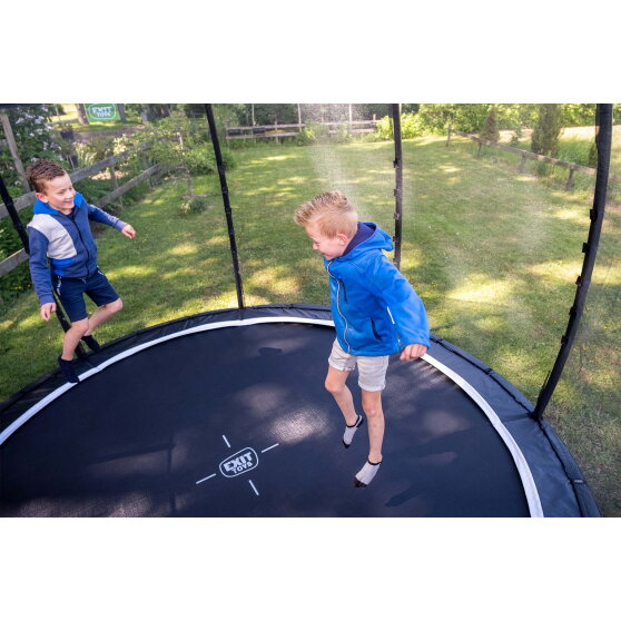 EXIT Allure Classic nedgravet trampolin ø366cm - grøn