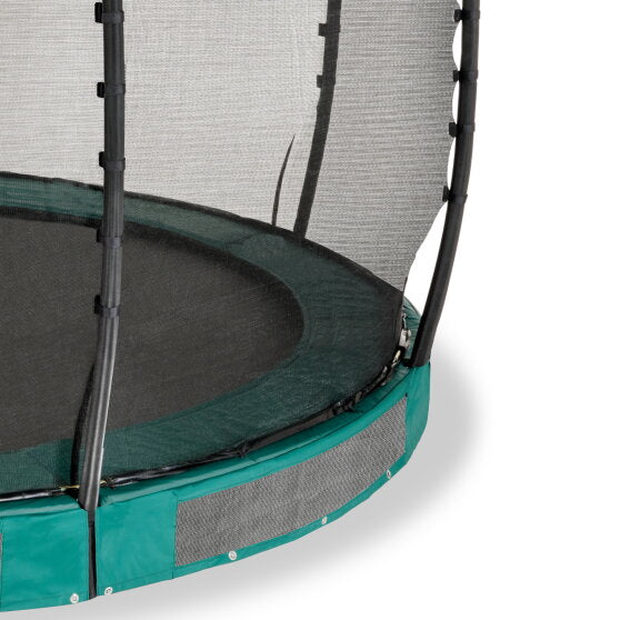 EXIT Allure Premium nedgravet trampolin ø305cm - grøn