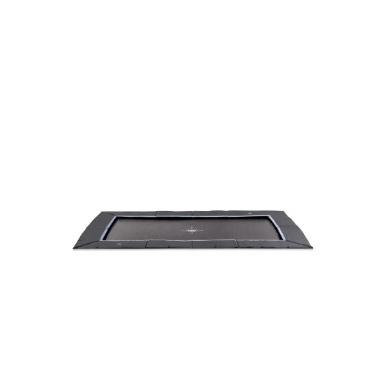 EXIT Dynamic sportstrampolin i jordniveau 244x427cm - sort