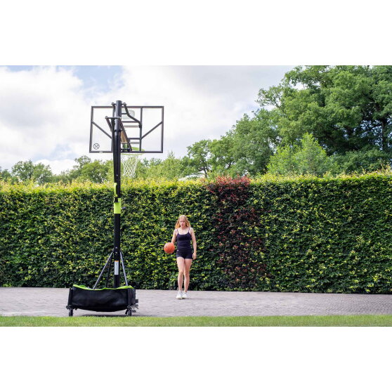 EXIT Galaxy bærbar basketballbagplade på hjul