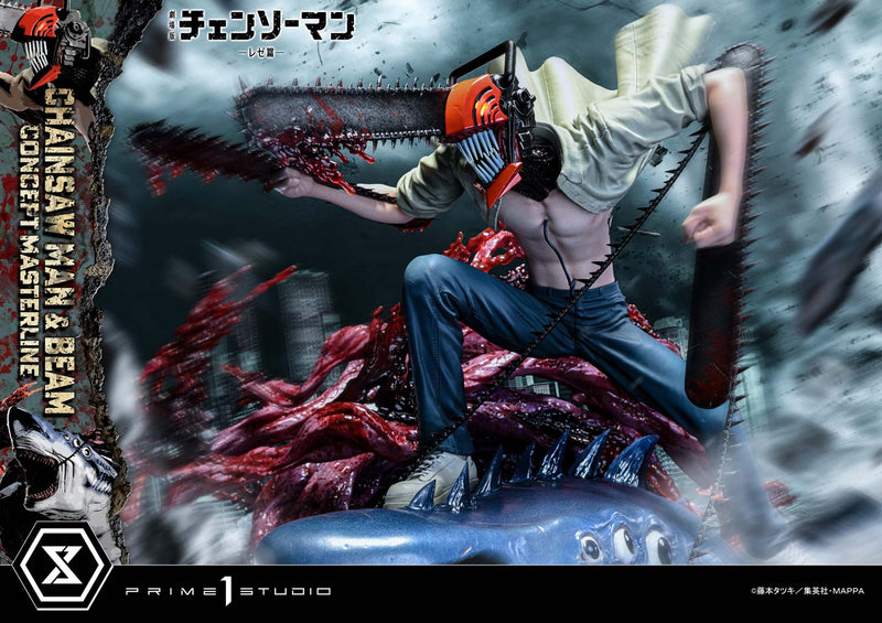 Prime 1 Studio Concept Masterline Chainsaw Man – The Movie: Reze Arc CHAINSAW MAN & BEAM Bonus Version