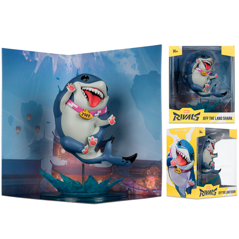 Marvel Rivals Jeff The Land Shark samlerfigur i skala 1:10 McFarlane Toys