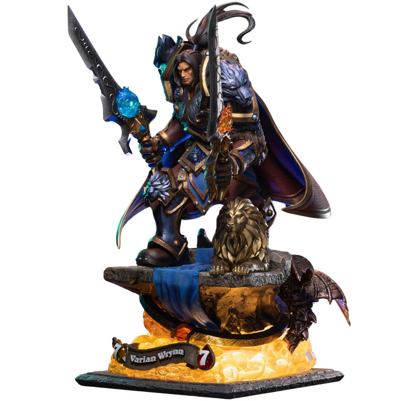 HEX Blizzard Hearthstone Varian Wrynn statue i skala 1/10
